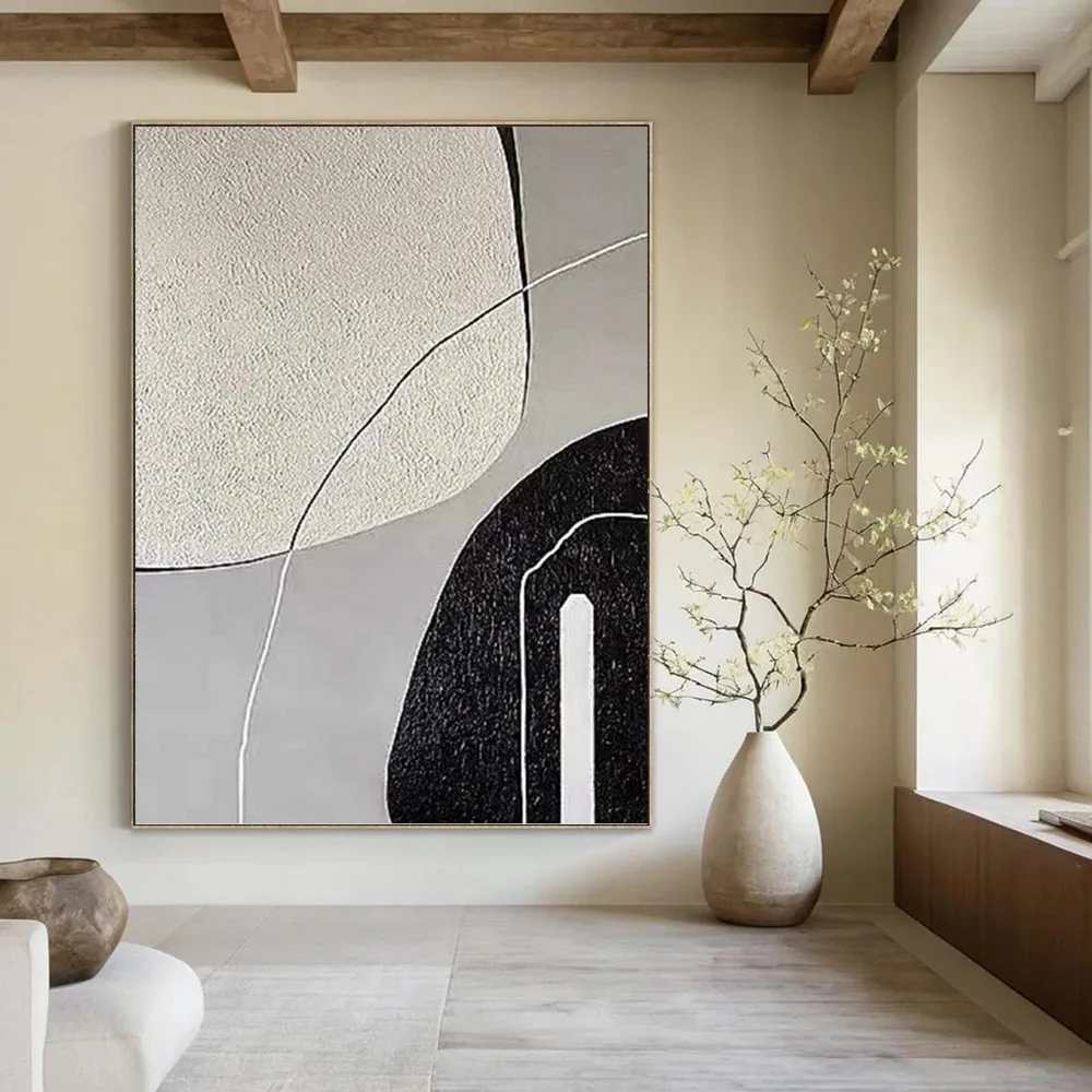 Black_Grey_White_Textured_Abstract_Wall_Art_3KY9Q wall art